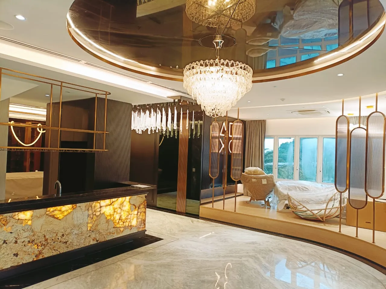 Country Heights Damansara interior living space with automated lighting