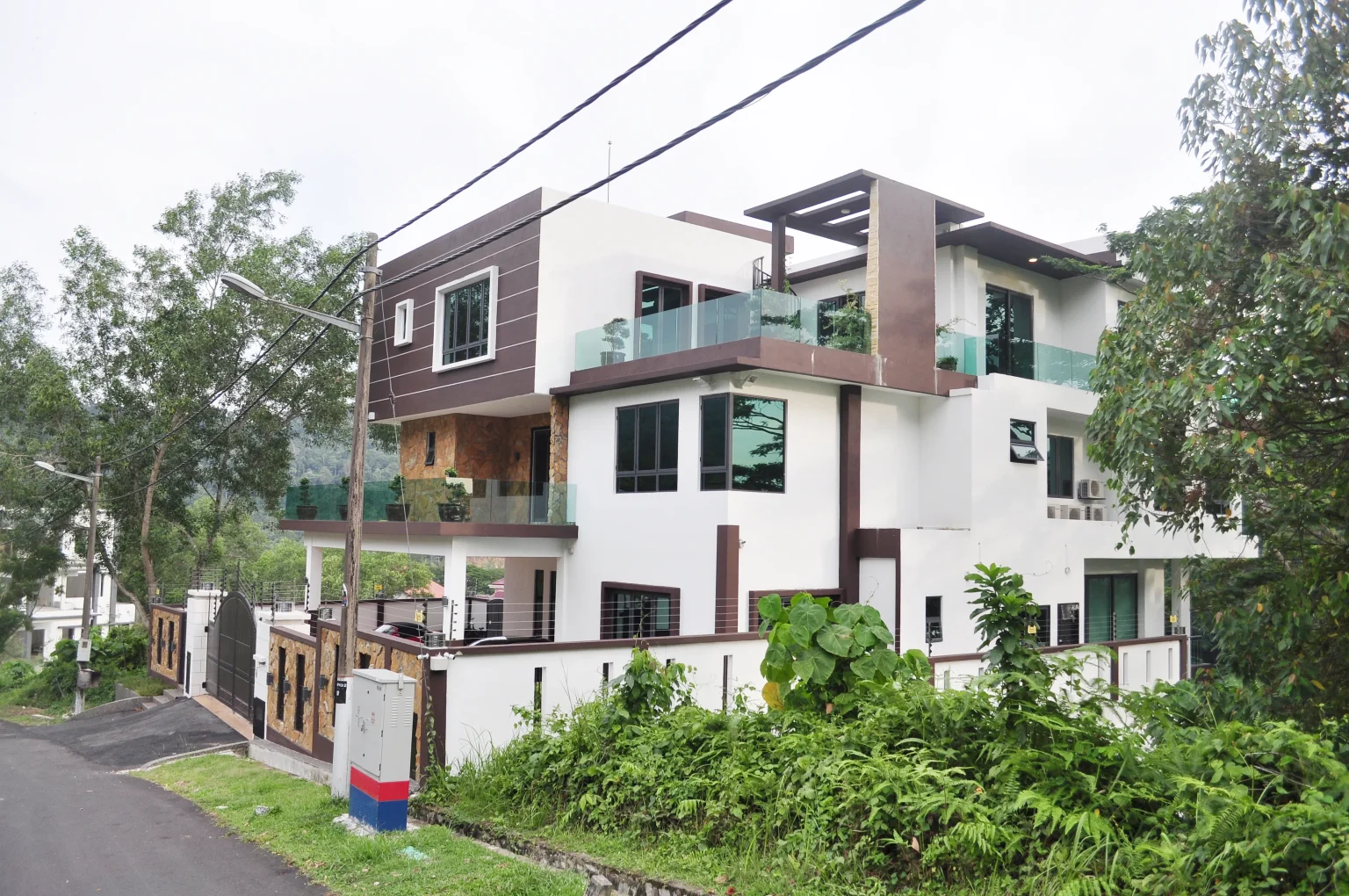 Templer Heights, a five-storey villa in Malaysia where Madoc installed a building automation system